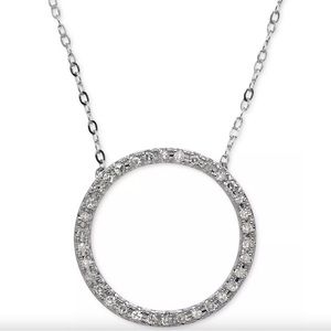 Diamond Circle Necklace